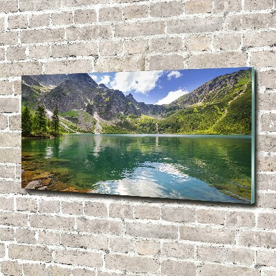 Tableau en verre Le lac Morskie Oko Tatry