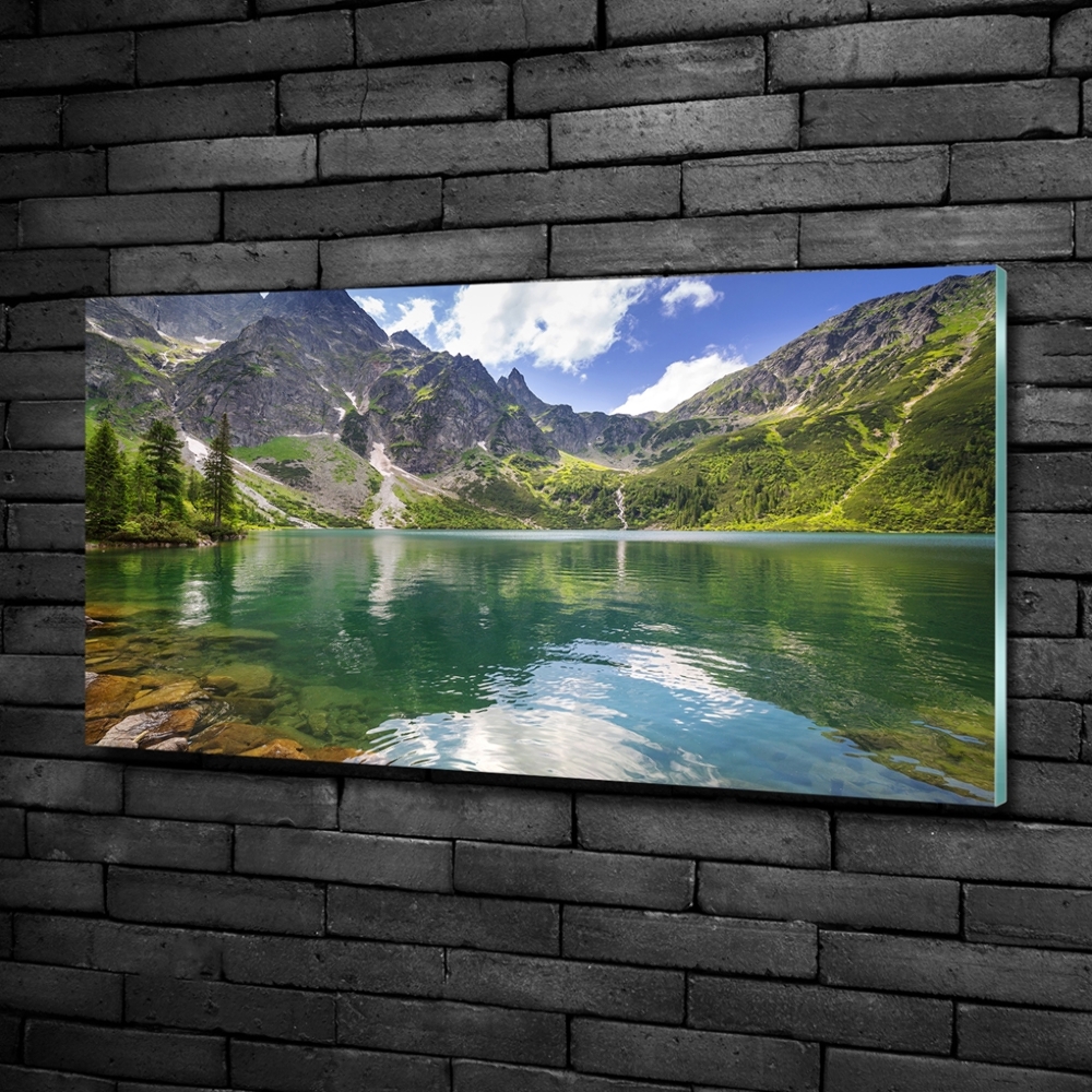 Tableau en verre Le lac Morskie Oko Tatry