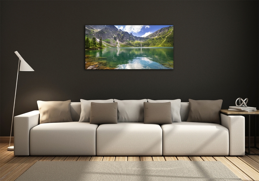 Tableau en verre Le lac Morskie Oko Tatry