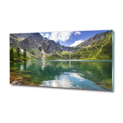 Tableau en verre Le lac Morskie Oko Tatry