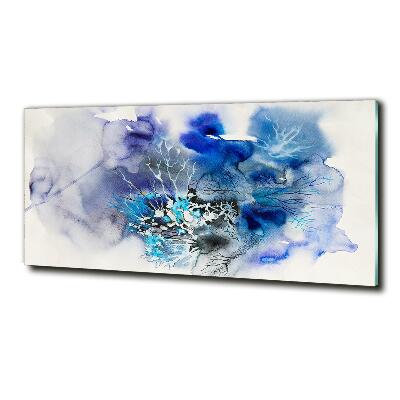 Tableau imprimé sur verre Fleurs abstraites