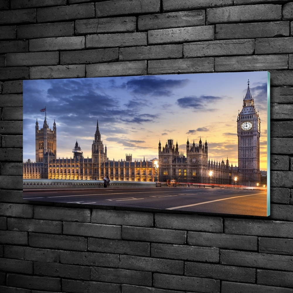 Tableau en verre Big Ben Londres