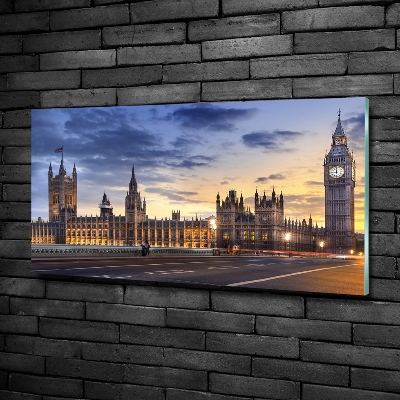 Tableau en verre Big Ben Londres