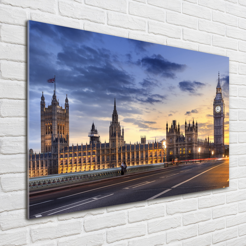 Tableau en verre Big Ben Londres