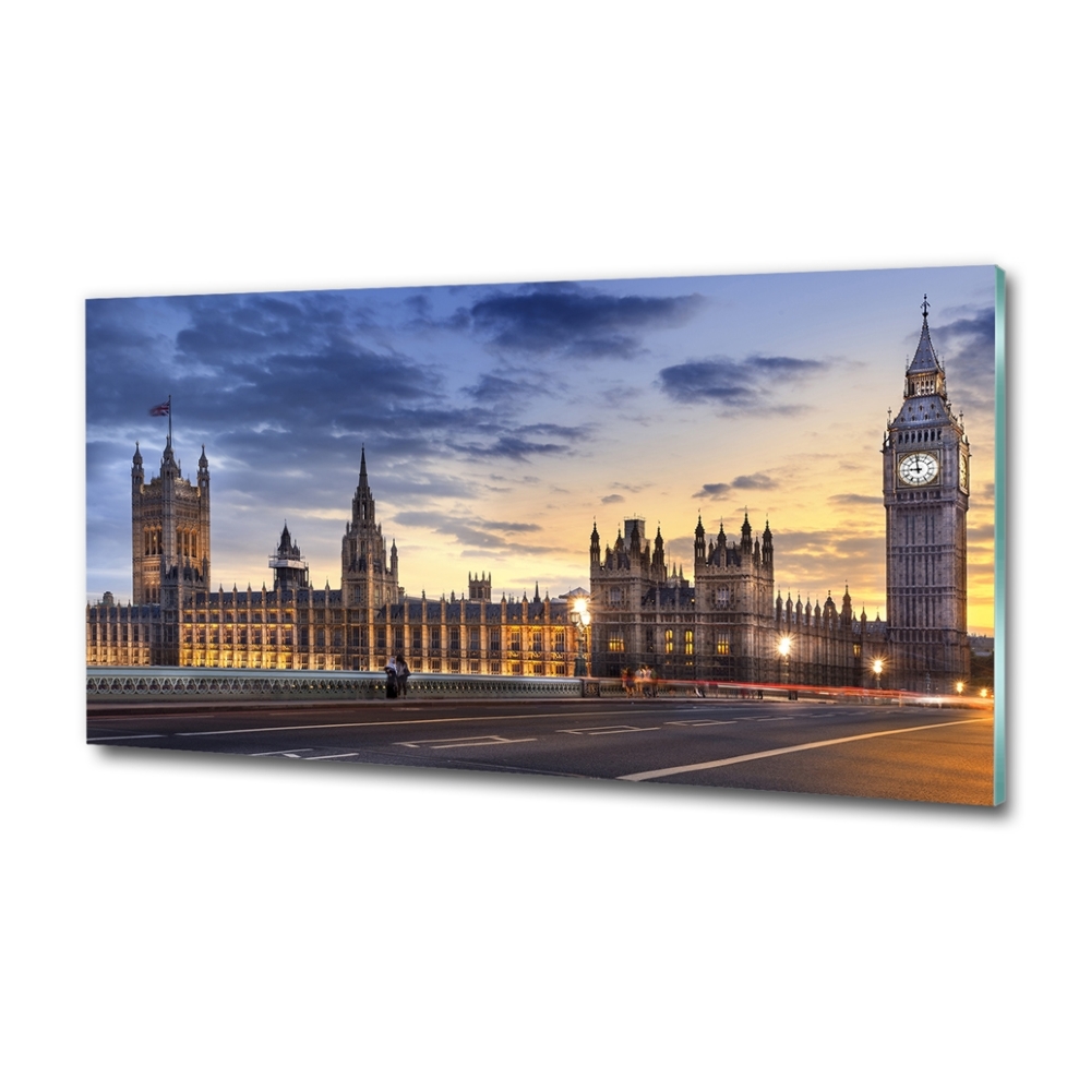 Tableau en verre Big Ben Londres