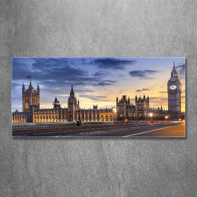 Tableau en verre Big Ben Londres