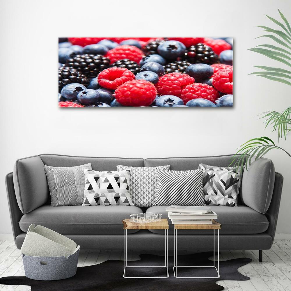 Tableau imprimé sur verre Fruits de la forêt