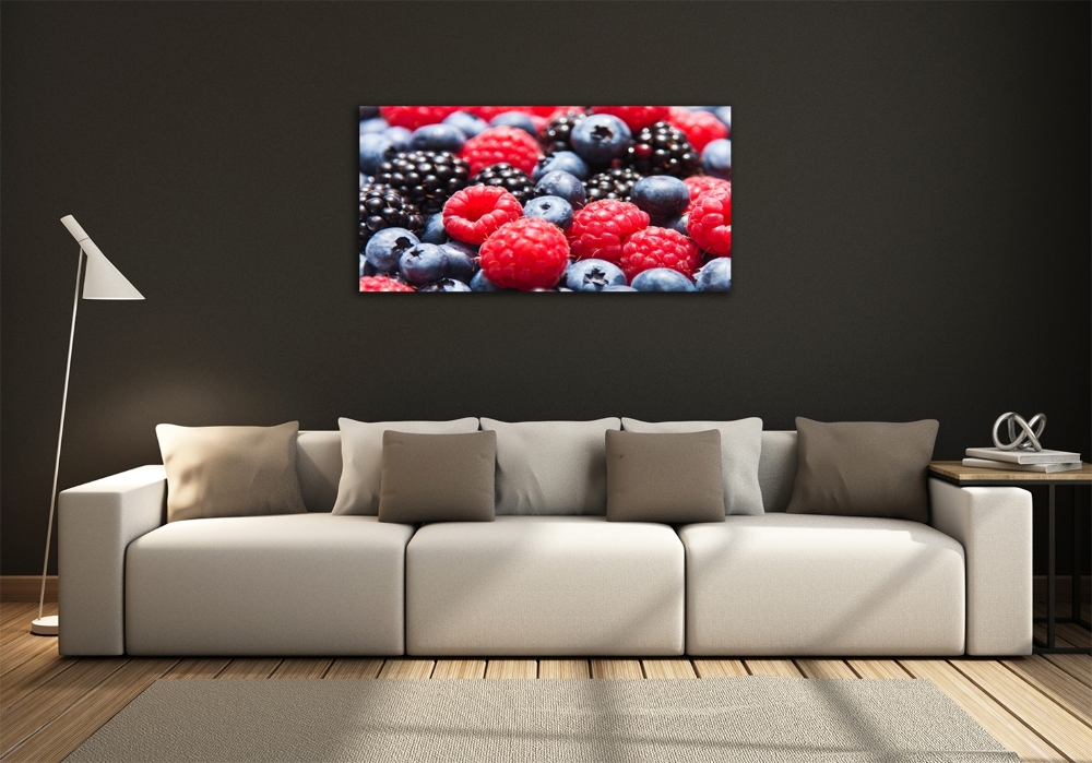 Tableau imprimé sur verre Fruits de la forêt