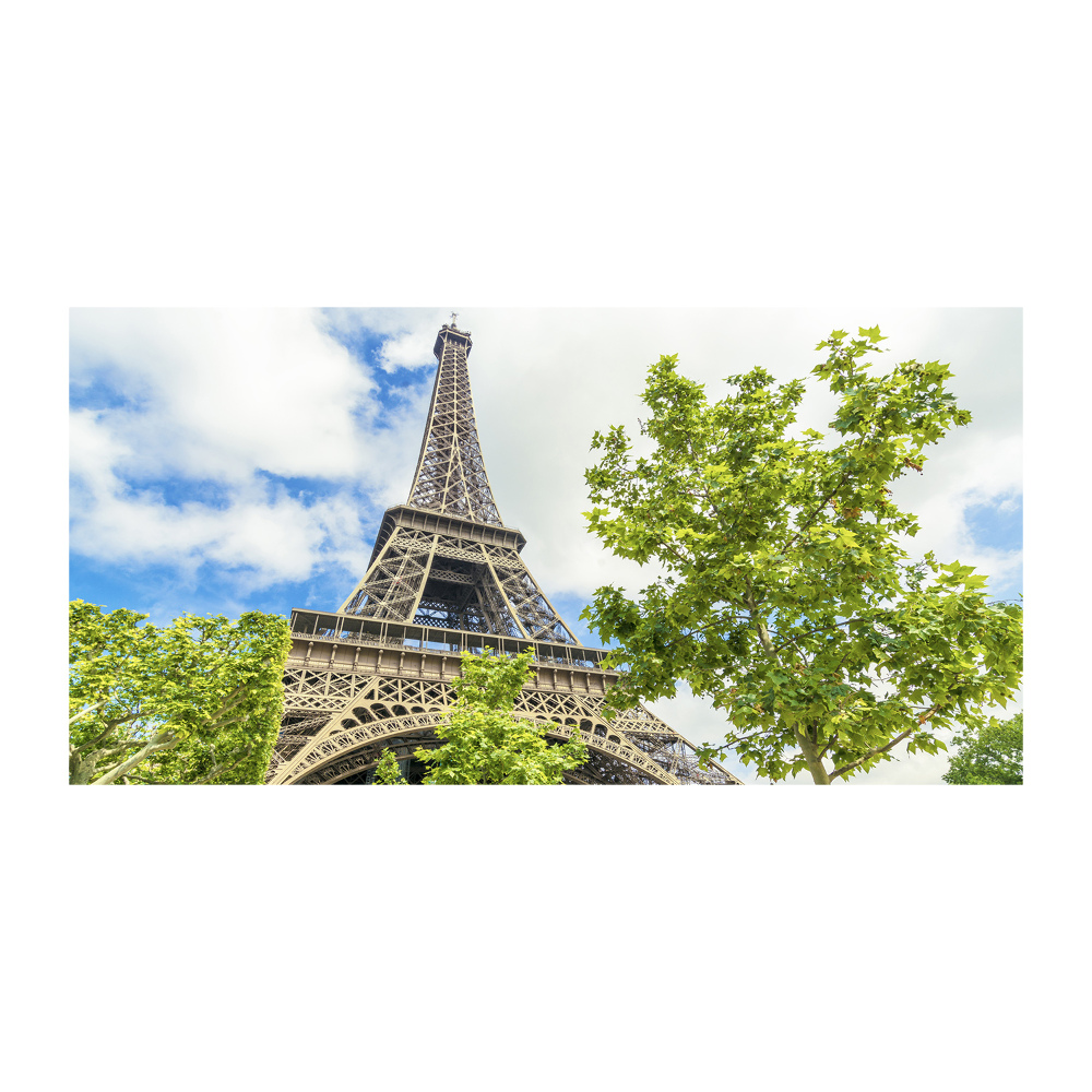 Tableau en verre Tour Eiffel Paris