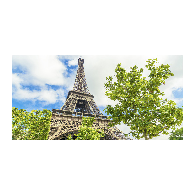 Tableau en verre Tour Eiffel Paris