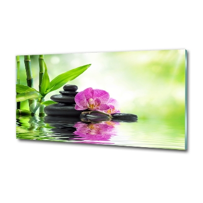 Tableau en verre Orchidées plantes