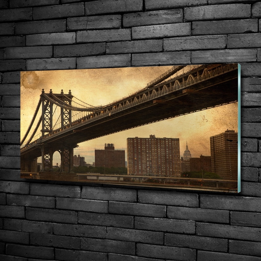 Tableau imprimé sur verre Manhattan