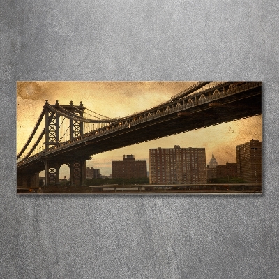 Tableau imprimé sur verre Manhattan