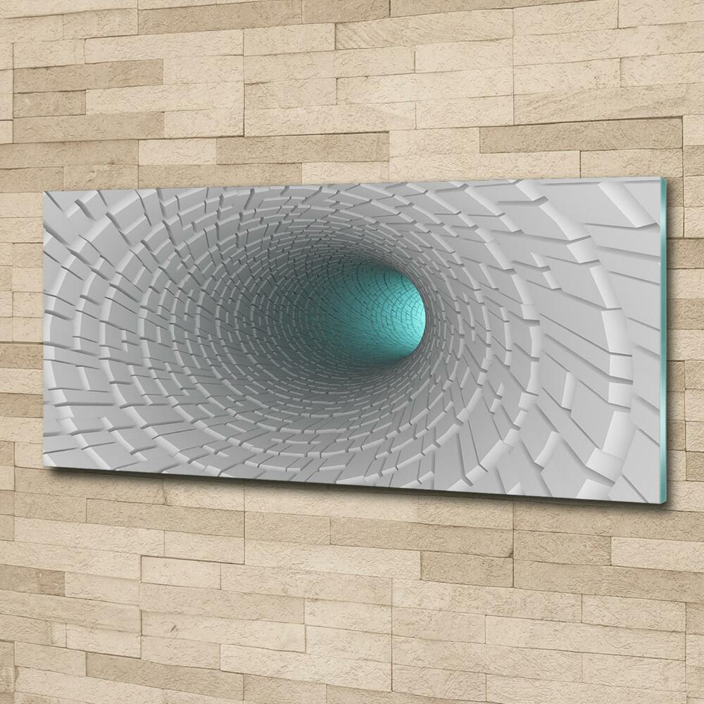 Tableau imprimé sur verre Tunnel 3D