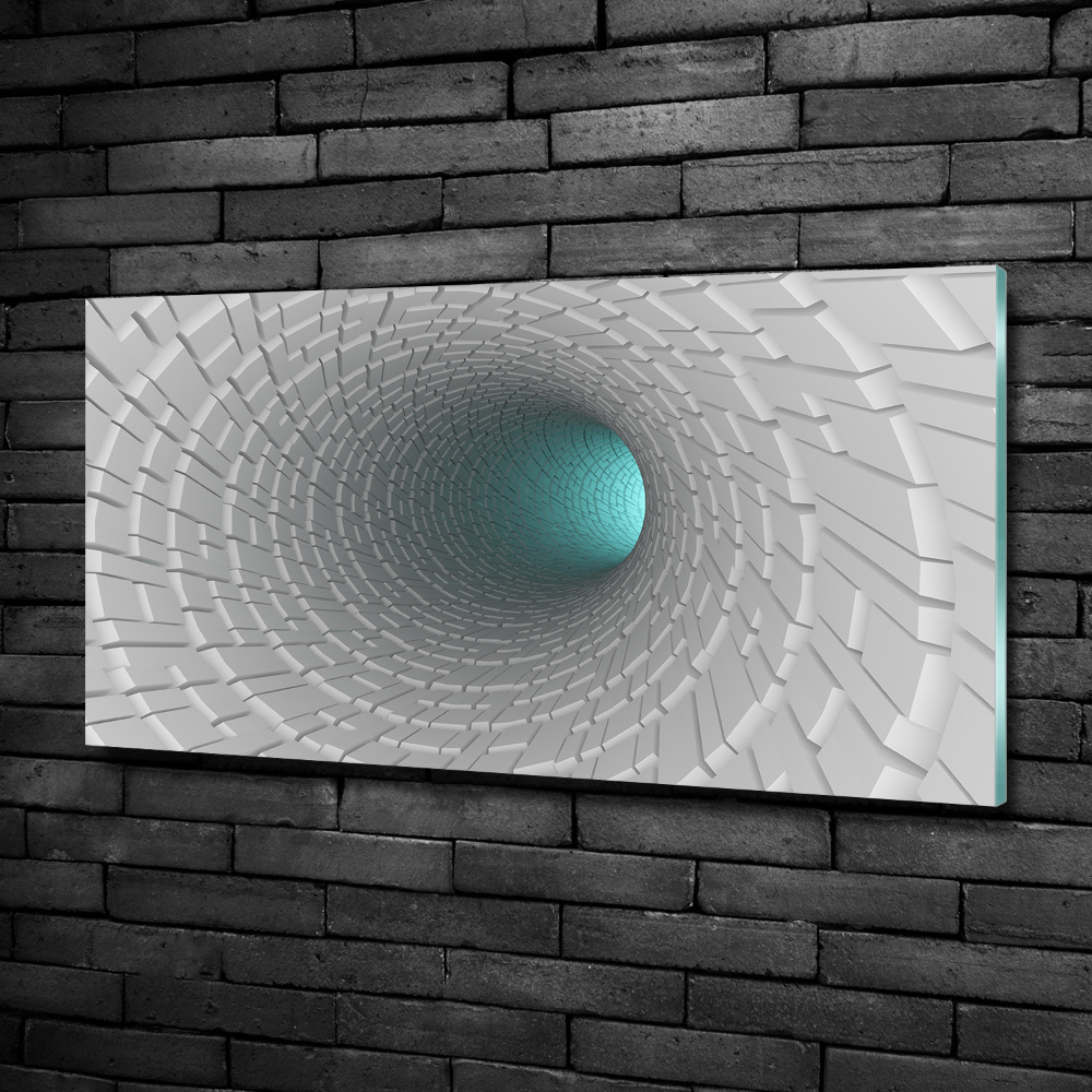 Tableau imprimé sur verre Tunnel 3D