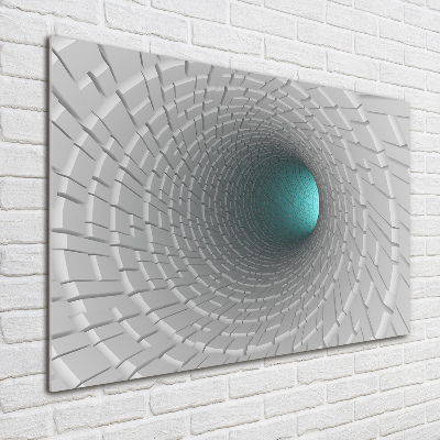 Tableau imprimé sur verre Tunnel 3D