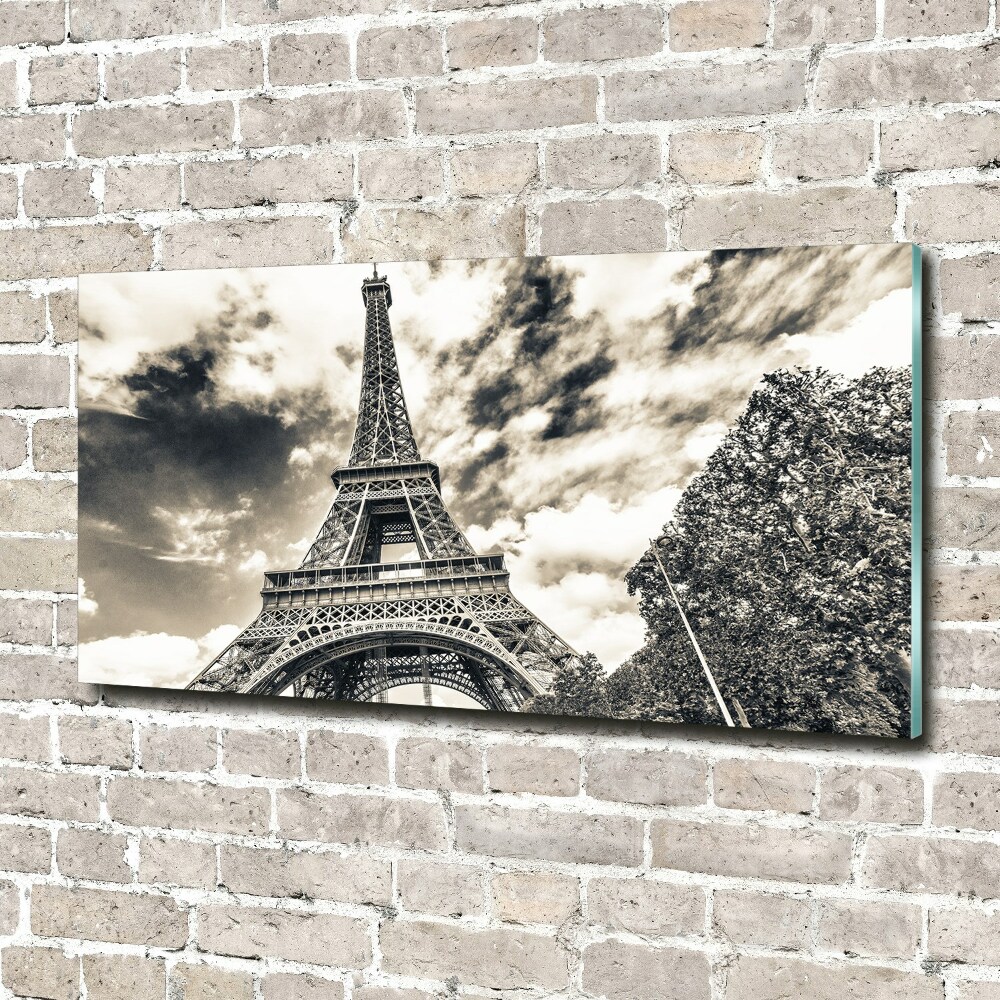 Tableau sur verre Tour Eiffel Paris