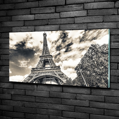 Tableau sur verre Tour Eiffel Paris