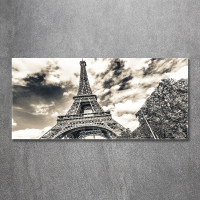 Tableau sur verre Tour Eiffel Paris