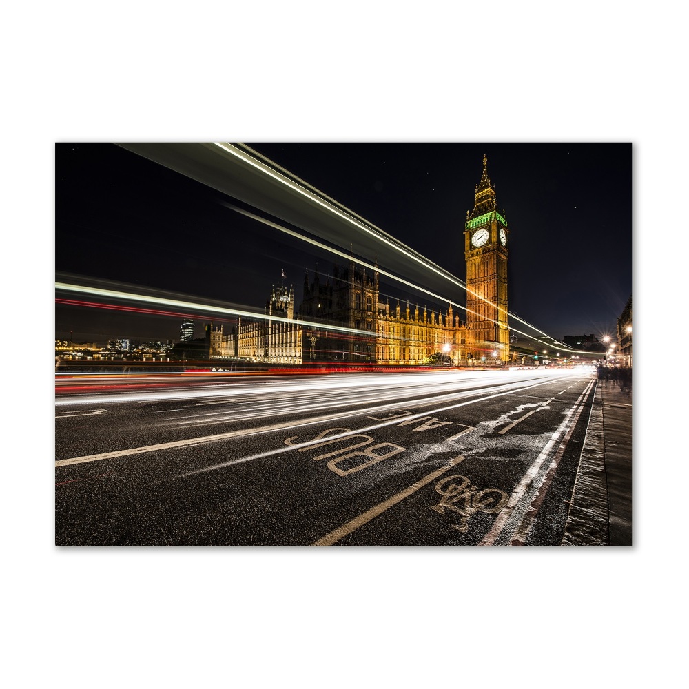 Tableau sur verre Big Ben Londres