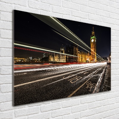 Tableau sur verre Big Ben Londres