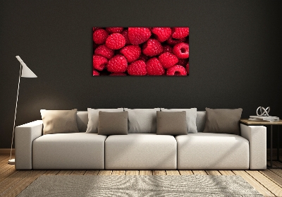 Tableau en verre Framboises