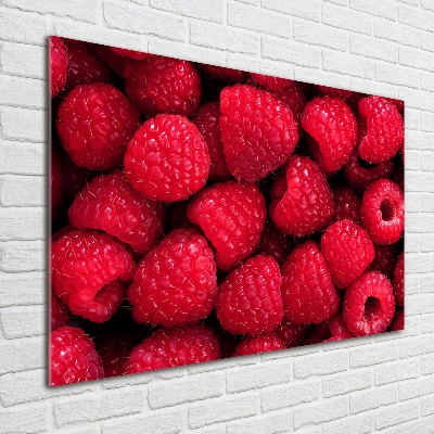 Tableau en verre Framboises