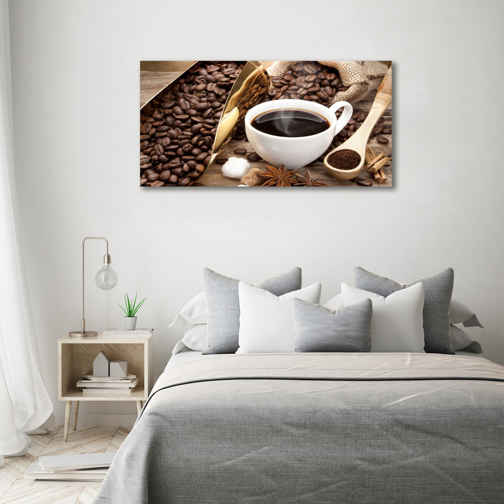 Tableau sur verre Tasse de café