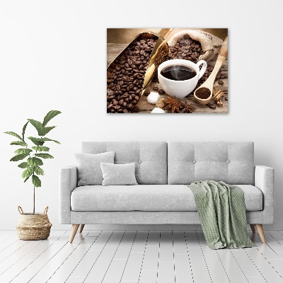 Tableau sur verre Tasse de café