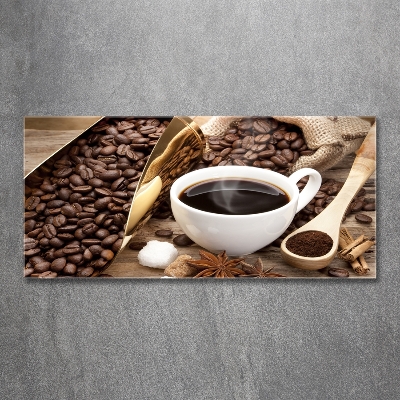 Tableau sur verre Tasse de café