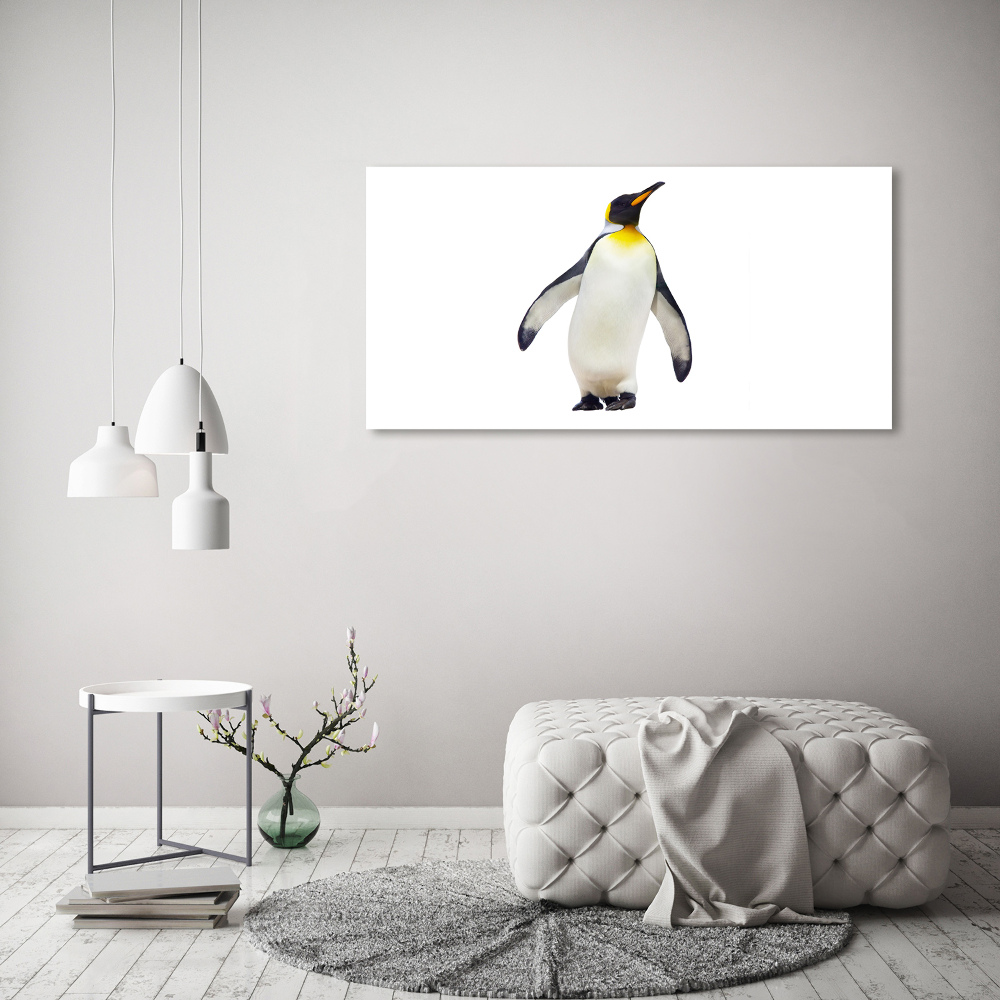 Tableau sur verre Pingouin