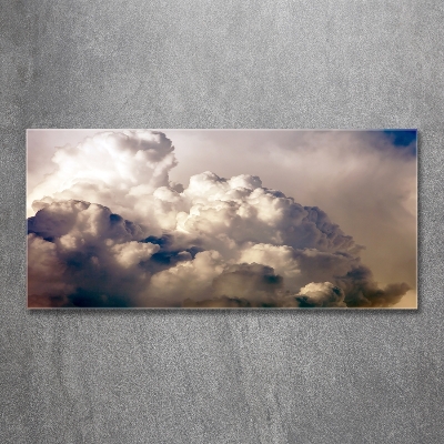 Tableau en verre Nuages dans le ciel