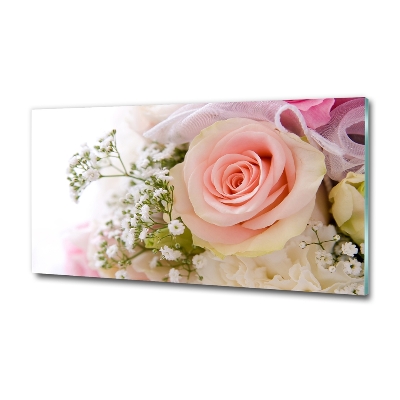 Tableau photo sur verre Bouquet de fleurs