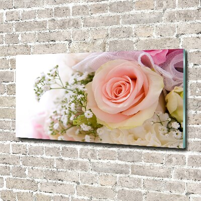 Tableau photo sur verre Bouquet de fleurs