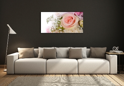 Tableau photo sur verre Bouquet de fleurs