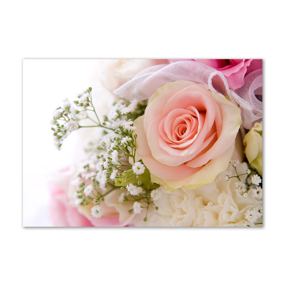 Tableau photo sur verre Bouquet de fleurs