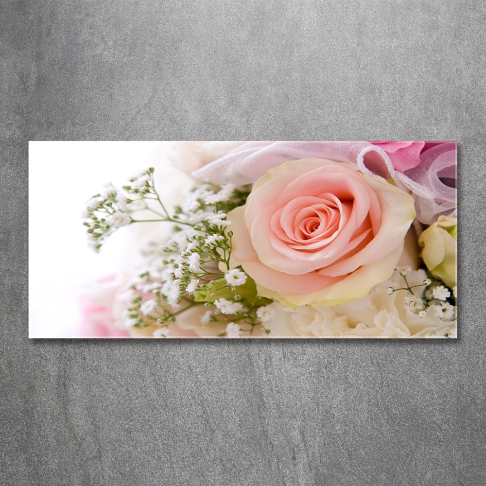 Tableau photo sur verre Bouquet de fleurs