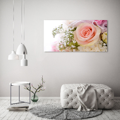 Tableau photo sur verre Bouquet de fleurs