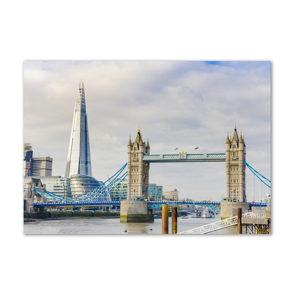 Tableau sur verre Thames Londres