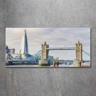 Tableau sur verre Thames Londres