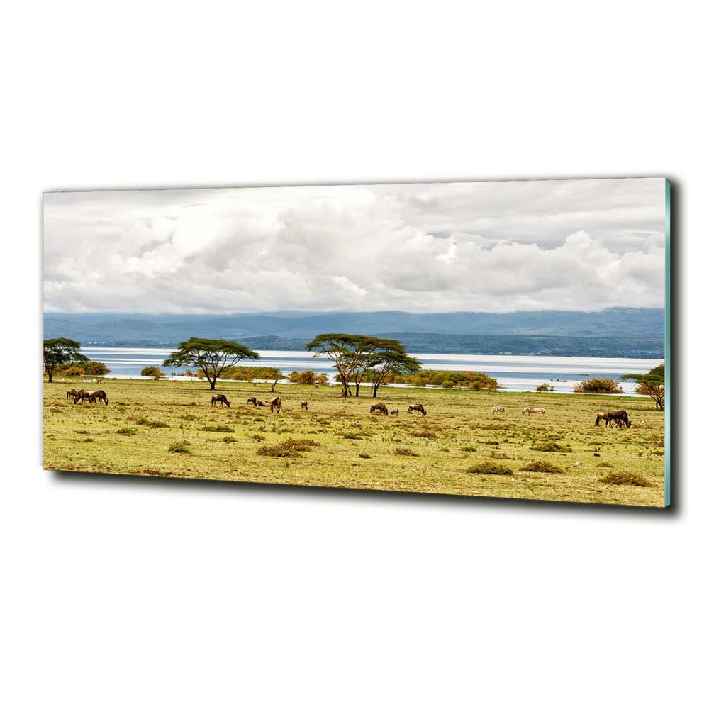 Tableau en verre Lac Naivasha