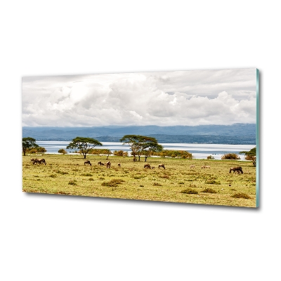 Tableau en verre Lac Naivasha