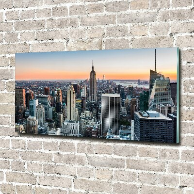 Tableau imprimé sur verre New York USA