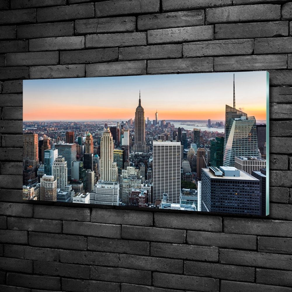 Tableau imprimé sur verre New York USA