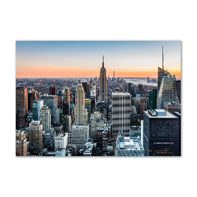 Tableau imprimé sur verre New York USA