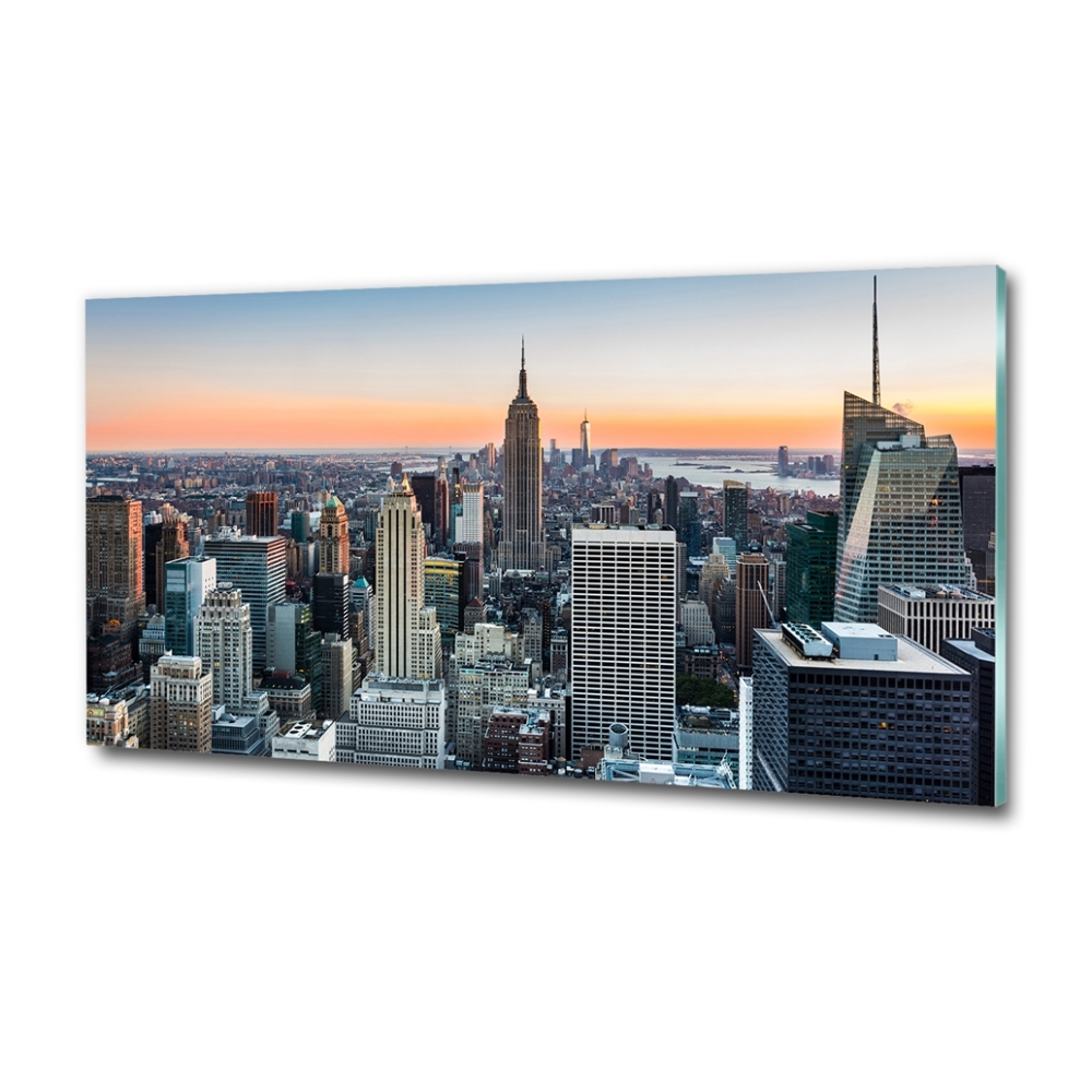 Tableau imprimé sur verre New York USA