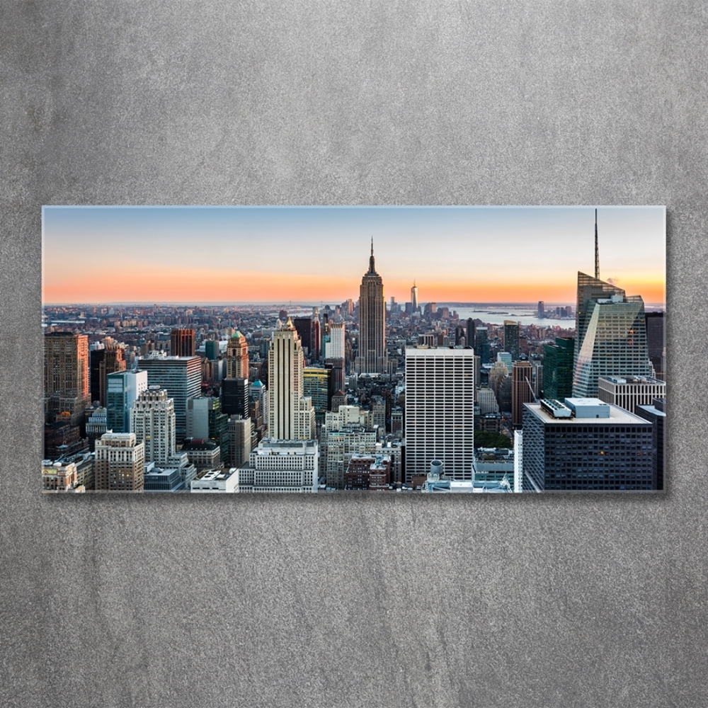 Tableau imprimé sur verre New York USA