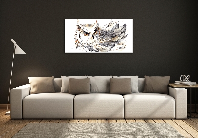 Tableau photo sur verre Hibou