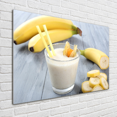 Tableau imprimé sur verre Cocktail de bananes