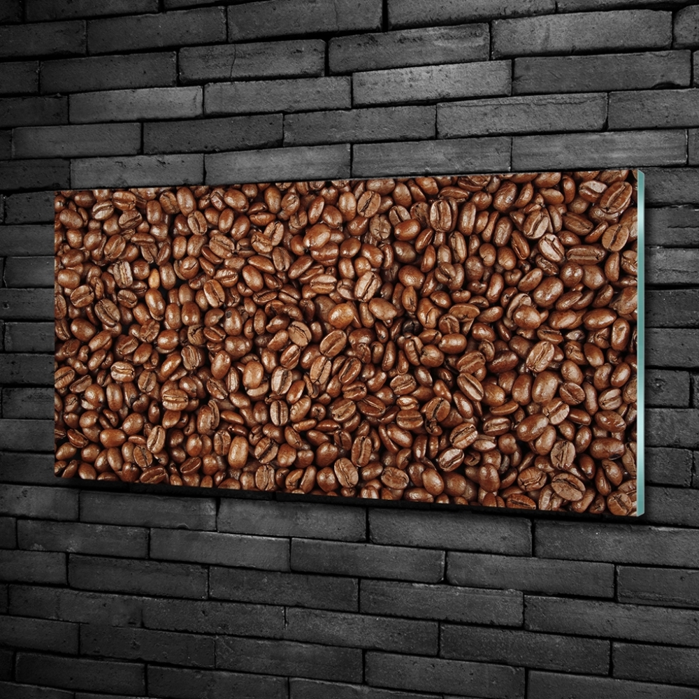 Tableau en verre Motif grain de café